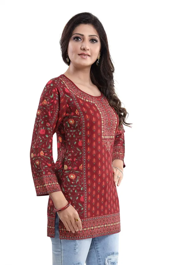 Women_Summer_Cool_Regular_Kurti_|_Kurti_Tops_|_Short_Kurti_|_Short_Kurti_For_Women_|_Short_Kurti_For_Girls