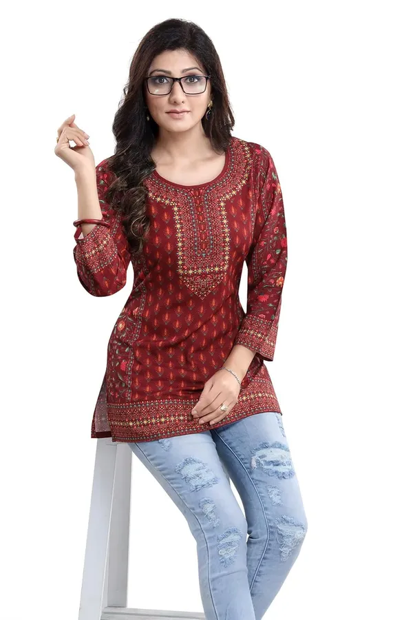Women_Summer_Cool_Regular_Kurti_|_Kurti_Tops_|_Short_Kurti_|_Short_Kurti_For_Women_|_Short_Kurti_For_Girls