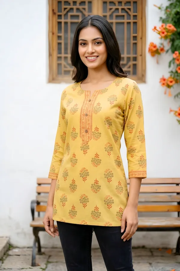 Womens_Beige_Rayon_Short_Kurti_with_Ethnic_Motif_Print_and_Round_Neck