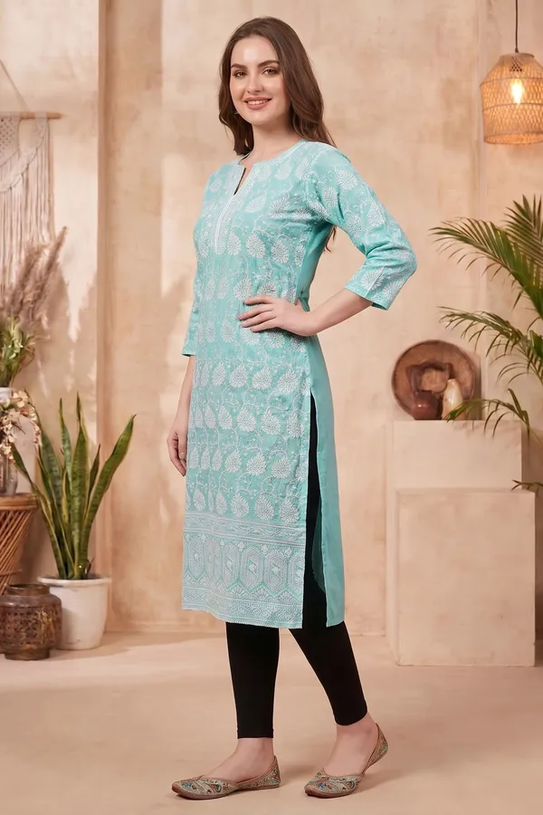 Mystic_Wine_Cotton_Jaipuri_Print_Anarkali_Kurti_with_Embroidered_Yoke_Lace_Details_and_Tassels
