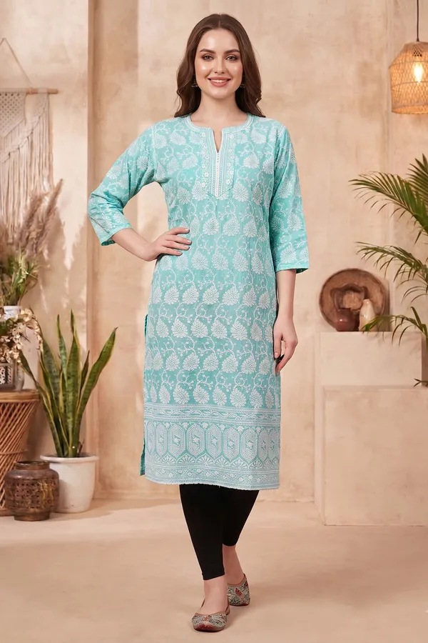 Mystic_Wine_Cotton_Jaipuri_Print_Anarkali_Kurti_with_Embroidered_Yoke_Lace_Details_and_Tassels