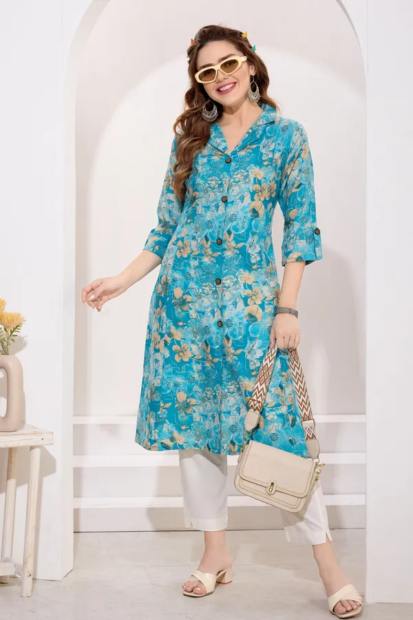 Phirozi_Linen_Cotton_Princess_Cut_Long_Kurta_For_Women