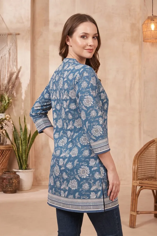 Pretty_Pink_Paisley_Printed_Short_Kurti_with_Red_Floral_Borders