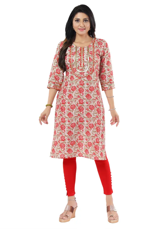 Crazy_Cream_Women_Printed_Long_Kurti_Tunic_with_Gota_Laces