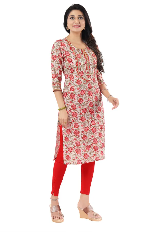 Crazy_Cream_Women_Printed_Long_Kurti_Tunic_with_Gota_Laces