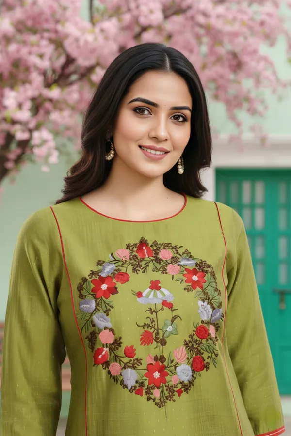 Ethnic_Green_Raw_Silk_Tunic_for_Formal_Occasions
