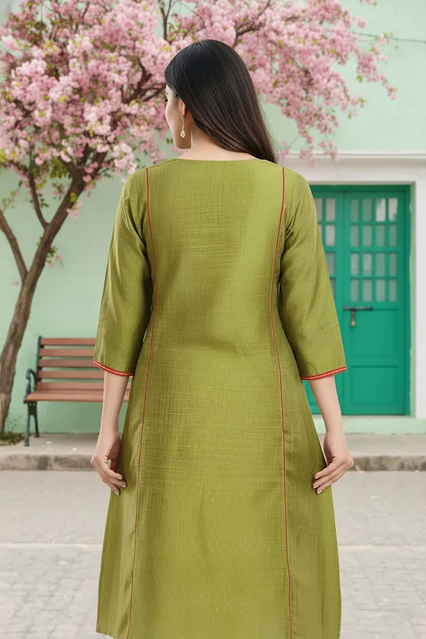 Ethnic_Green_Raw_Silk_Tunic_for_Formal_Occasions