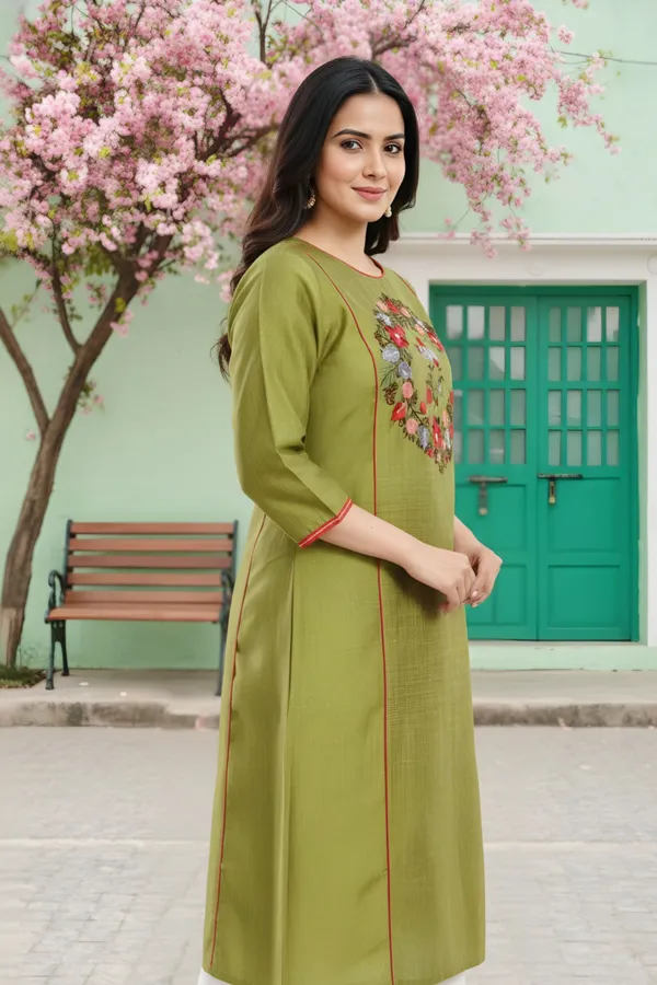 Ethnic_Green_Raw_Silk_Tunic_for_Formal_Occasions