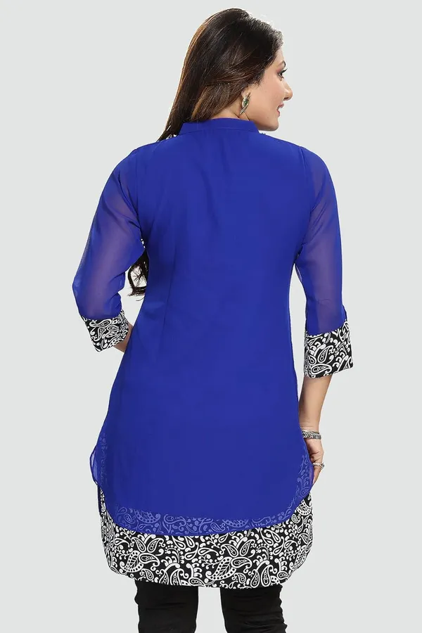 Women's_Short_Tunics_With_Neckline_Embroidery_|_Kurti_Tops_|_Short_Kurti_|_Short_Kurti_For_Women_|_Short_Kurti_For_Girls