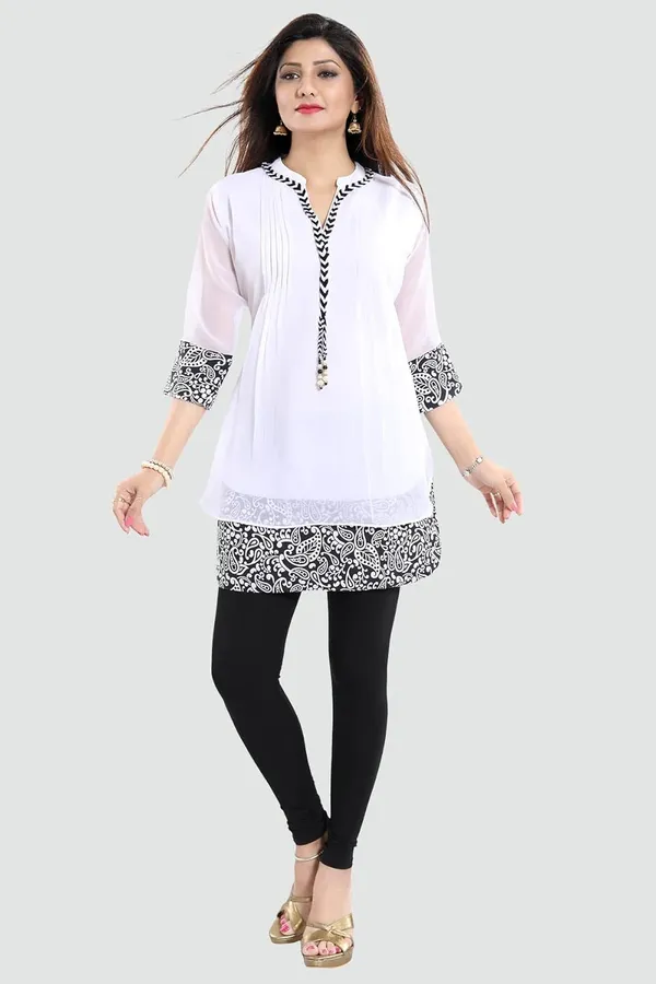 Women's_Short_Tunics_With_Neckline_Embroidery_|_Kurti_Tops_|_Short_Kurti_|_Short_Kurti_For_Women_|_Short_Kurti_For_Girls