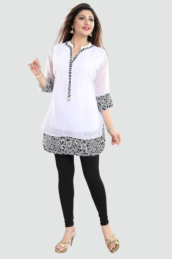 Women's_Short_Tunics_With_Neckline_Embroidery_|_Kurti_Tops_|_Short_Kurti_|_Short_Kurti_For_Women_|_Short_Kurti_For_Girls