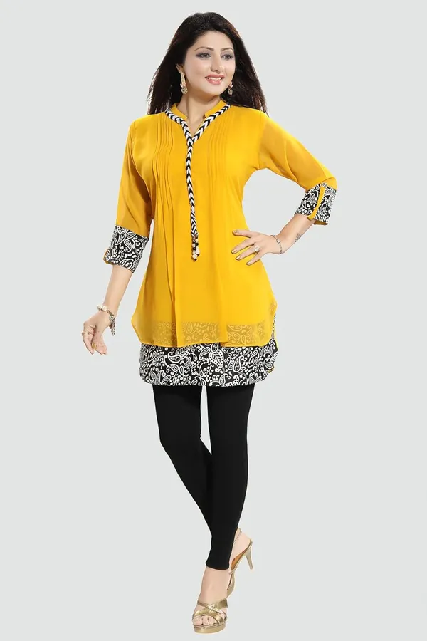 Women's_Short_Tunics_With_Neckline_Embroidery_|_Kurti_Tops_|_Short_Kurti_|_Short_Kurti_For_Women_|_Short_Kurti_For_Girls