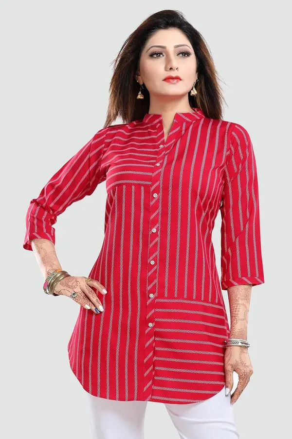 Women's_Polyester_Crepe_Short_Tunic_Top_|_Short_Kurti_For_Jeans_For_Women_|_Kurti_Tops_|_Short_Kurti_|_Short_Kurti_For_Women_|_Short_Kurti_For_Girls