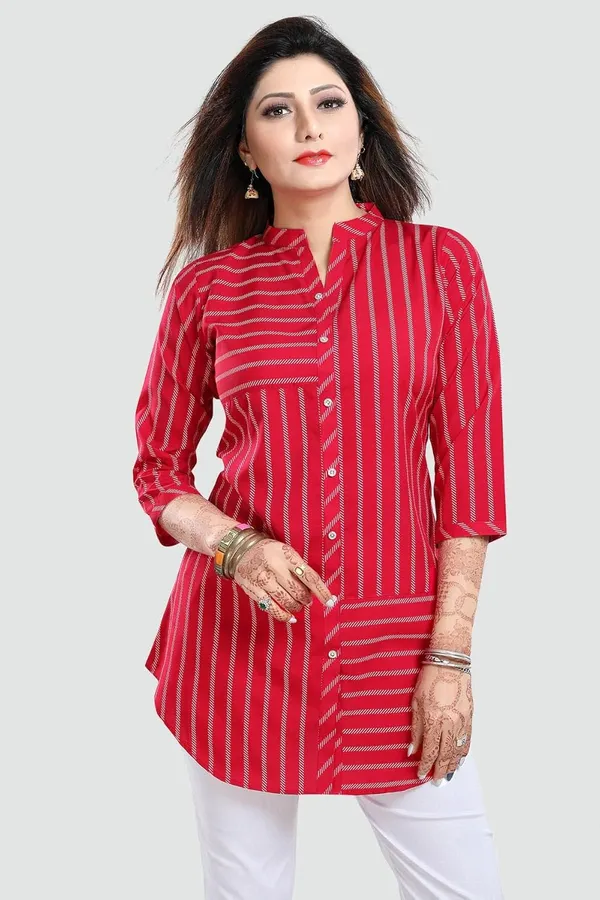 Women's_Polyester_Crepe_Short_Tunic_Top_|_Short_Kurti_For_Jeans_For_Women_|_Kurti_Tops_|_Short_Kurti_|_Short_Kurti_For_Women_|_Short_Kurti_For_Girls