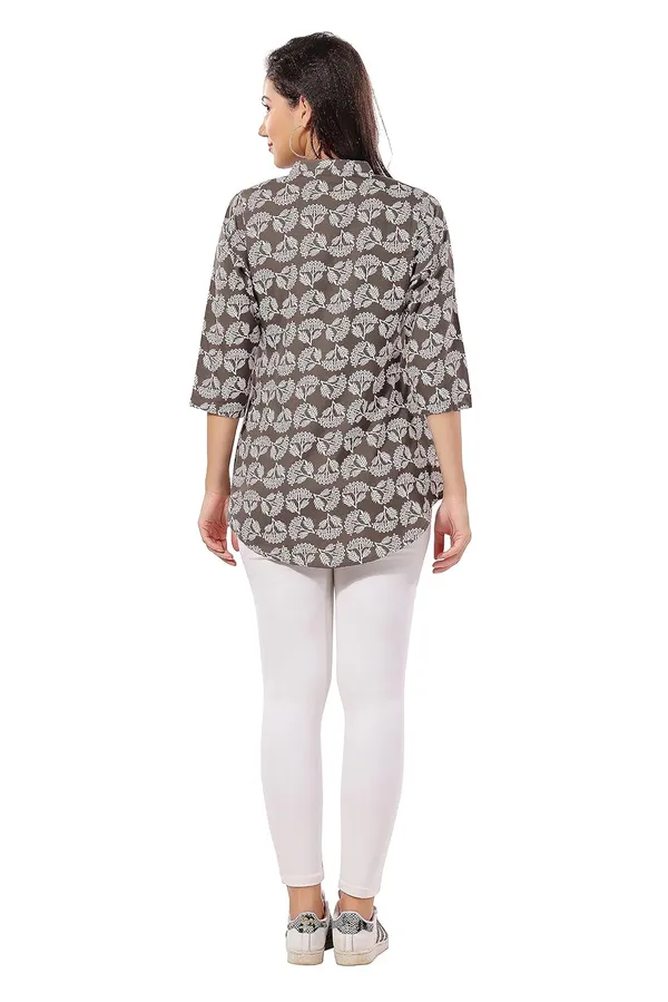 Graceful_Grey_Poly_Crepe_Short_Tunic_Top_For_Everyday_Wear_|_|_Kurti_Tops_|_Short_Kurti_|_Short_Kurti_For_Women_|_Short_Kurti_For_Girls