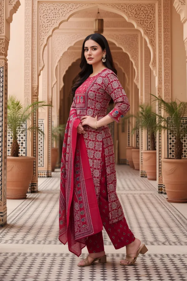 Pink_Jaipuri_Print_Cotton_3_Piece_Suit_Set_with_Dupatta_for_Women