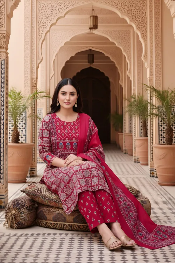 Pink_Jaipuri_Print_Cotton_3_Piece_Suit_Set_with_Dupatta_for_Women