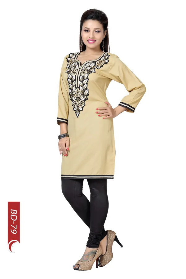 Briefly_Brilliant_Beige_Short_Tunic_with_Machine_Embroidery