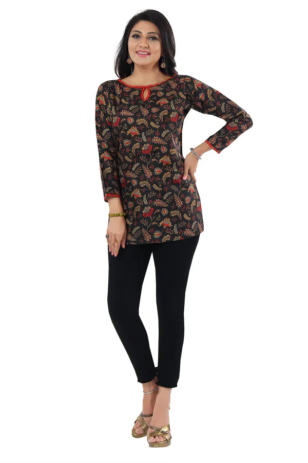 Print_Perfect_Short_Length_Silk_Print_Kurti_for_Modern_Woman