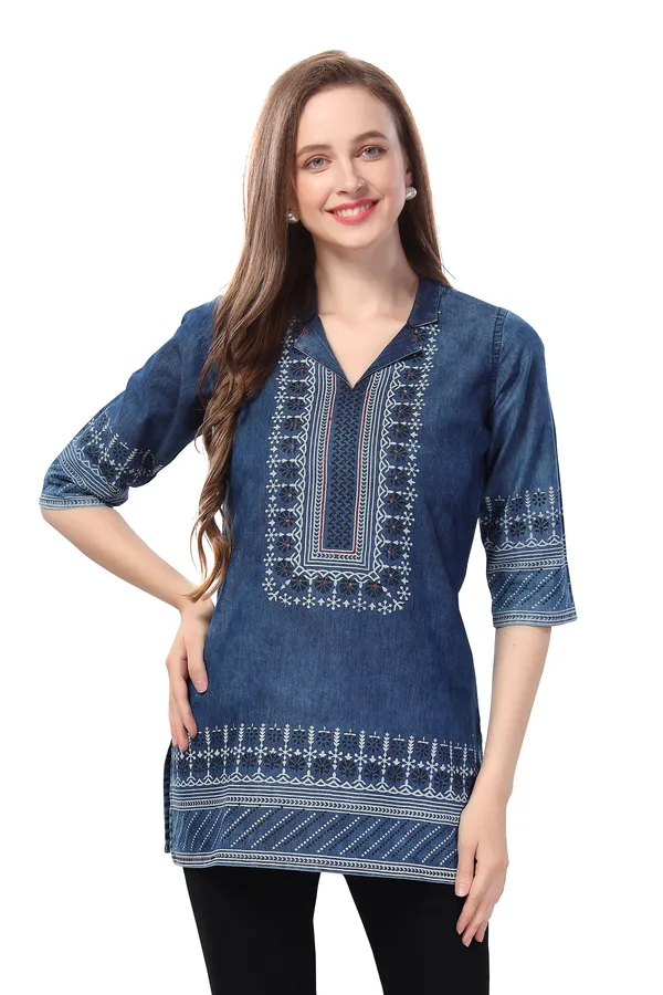 Charm_in_Denim_Cloud_Wash_Print_and_Thread_Work_on_Coat_Collar_Tunic