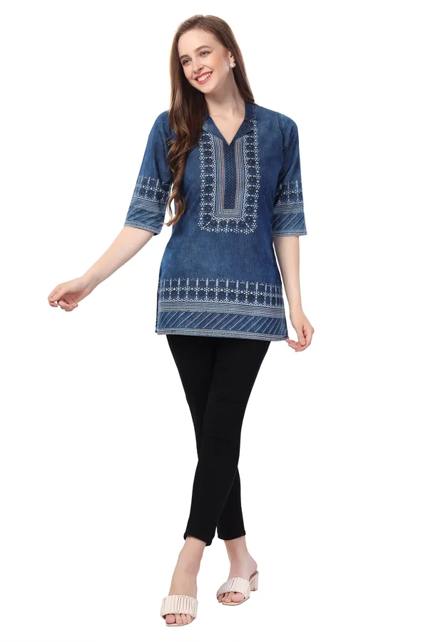 Charm_in_Denim_Cloud_Wash_Print_and_Thread_Work_on_Coat_Collar_Tunic