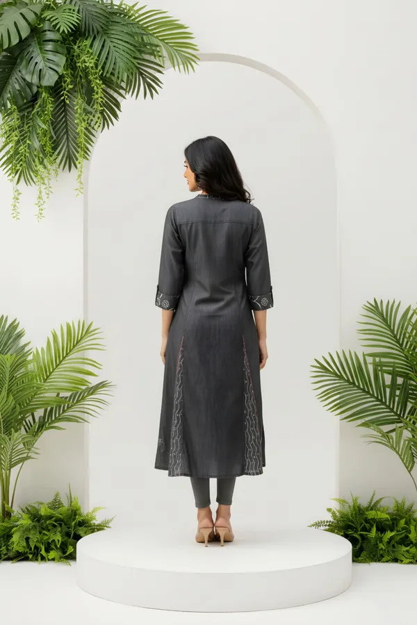 Exclusive_Black_Denim_Gray_Wash_A_Line_Indo_Western_Dress