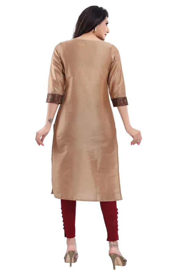 Beige_Cotton_Silk_Kurti_Top