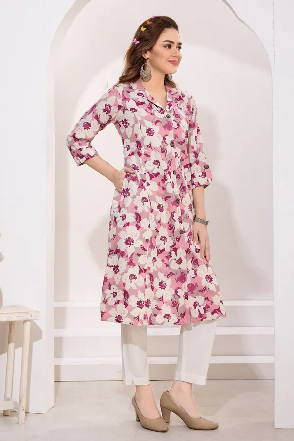 Majenta_Linen_Cotton_Princess_Cut_Long_Kurta_For_Women