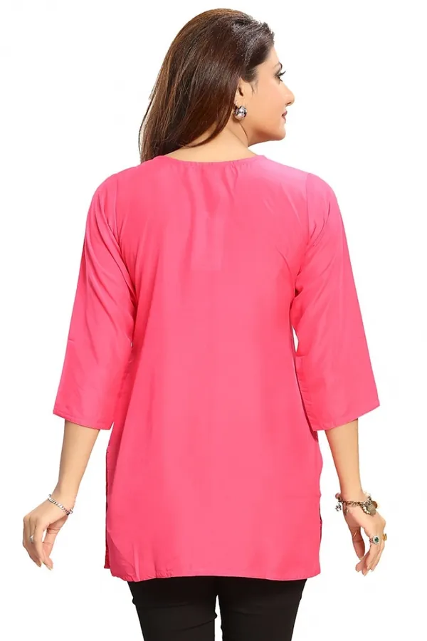 Prestigious_Look_Pink_Embroidered_Short_Tunic