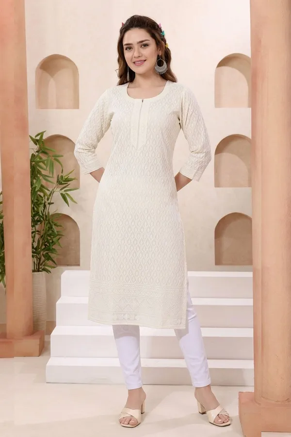 Classic_Cream_Rayon_Chikankari_Straight_Kurta_for_Women