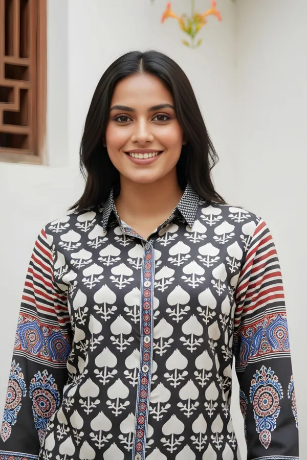 Elegant_Womens_Modal_Azrakh_Print_Shirt_Style_Kurti_Top