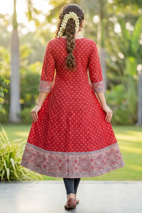 Red_Cotton_Anarkali_Kurti_for_Women_with_Traditional_Jaipuri_Print