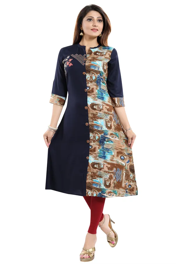 DESIGNER_RAYON_LONG_KURTI_WITH_EBMROIDERY