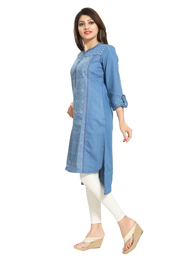 Desire_Denim_Asymmetrical_Tunic_with_Roll_On_Sleeve_Style