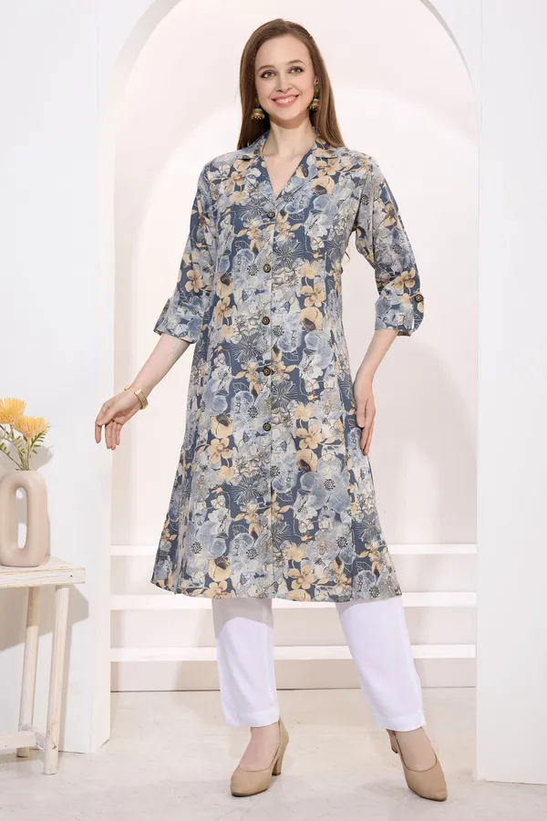 Grey_Linen_Cotton_Princess_Cut_Long_Kurta_For_Women