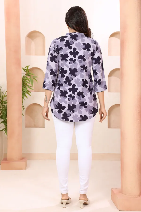 Lovely_Lilac_Ban_Collar_Short_Tunic_Top_for_Women