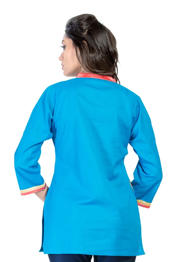 Aqua_Love_Designer_Short_Tunic_Top_for_Fashion_Lovers