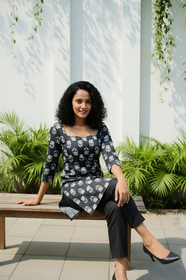 Black_Jaipuri_Print_Kurti_With_Long_Sleeves