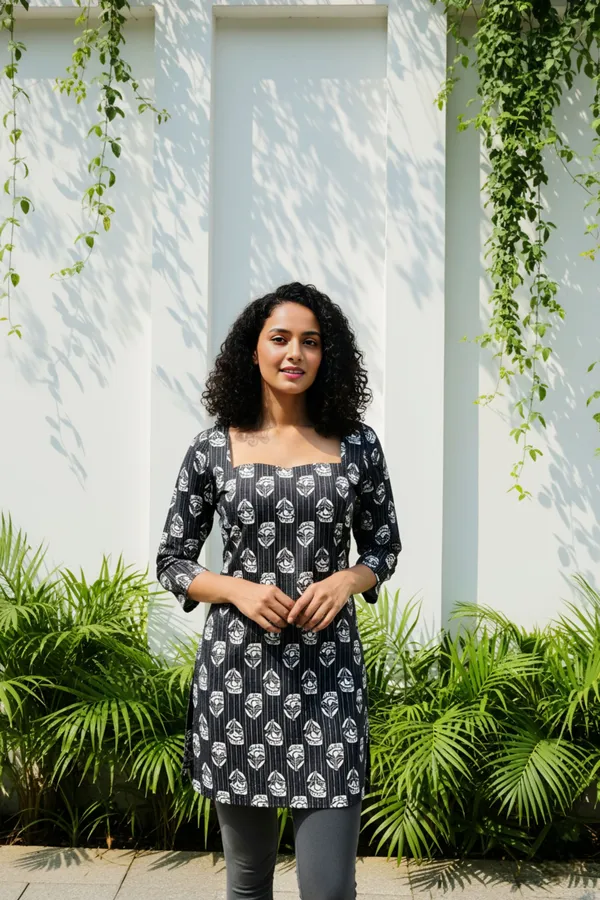 Black_Jaipuri_Print_Kurti_With_Long_Sleeves
