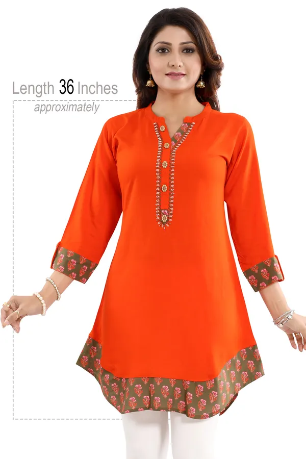 Rayon_Designer_Embroidery_Tunic_for_Girls_and_Women