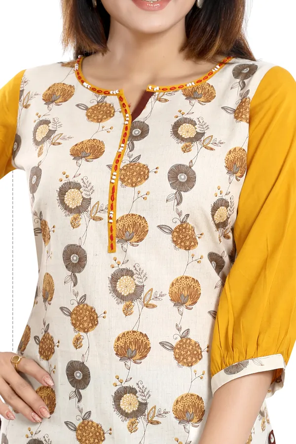 Cream_Cotton_Printed_Apple-Cut_Short_Tunic