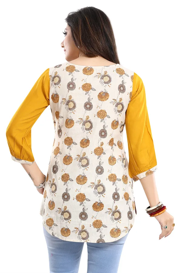 Cream_Cotton_Printed_Apple-Cut_Short_Tunic