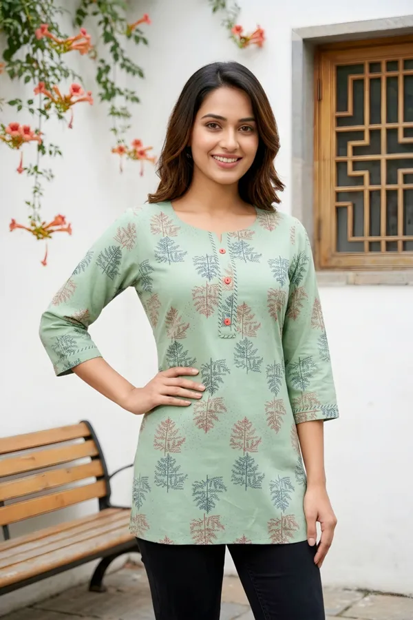 Womens_Pista_Rayon_Short_Kurti_with_Ethnic_Motif_Print