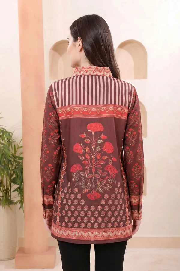Coffee_Cocoa_Modal_Silk_Printed_Shirt_Style_Tunic_Top_for_Women