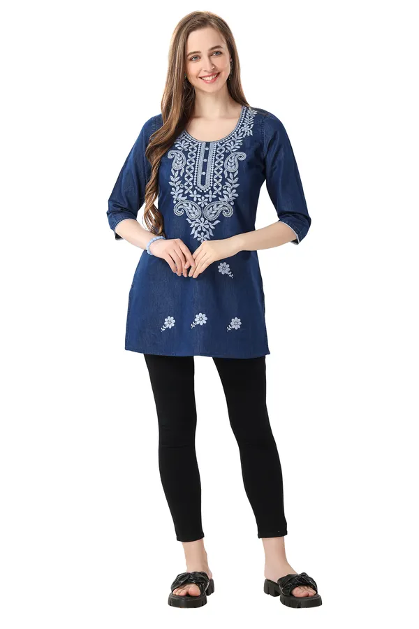 Soft_Washed_Blue_Denim_Tunic_with_Chikankari_Embroidery
