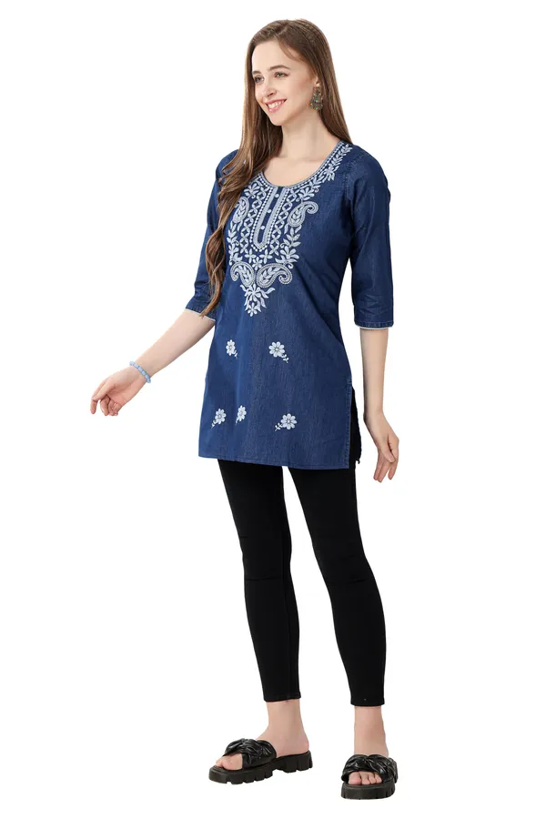 Soft_Washed_Blue_Denim_Tunic_with_Chikankari_Embroidery