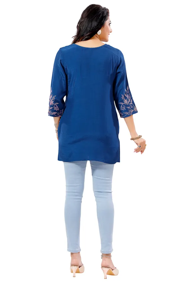 The_Blue_Pinky_Attractive_Designer_Kurti_Top