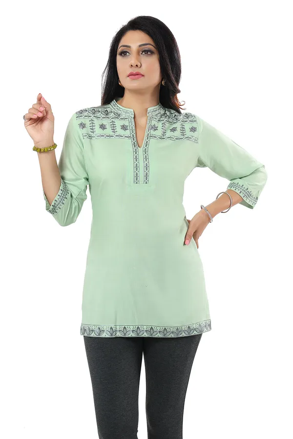 Gracious_Green_Women_Embroidered_Boho_Chic_Tunic_Top
