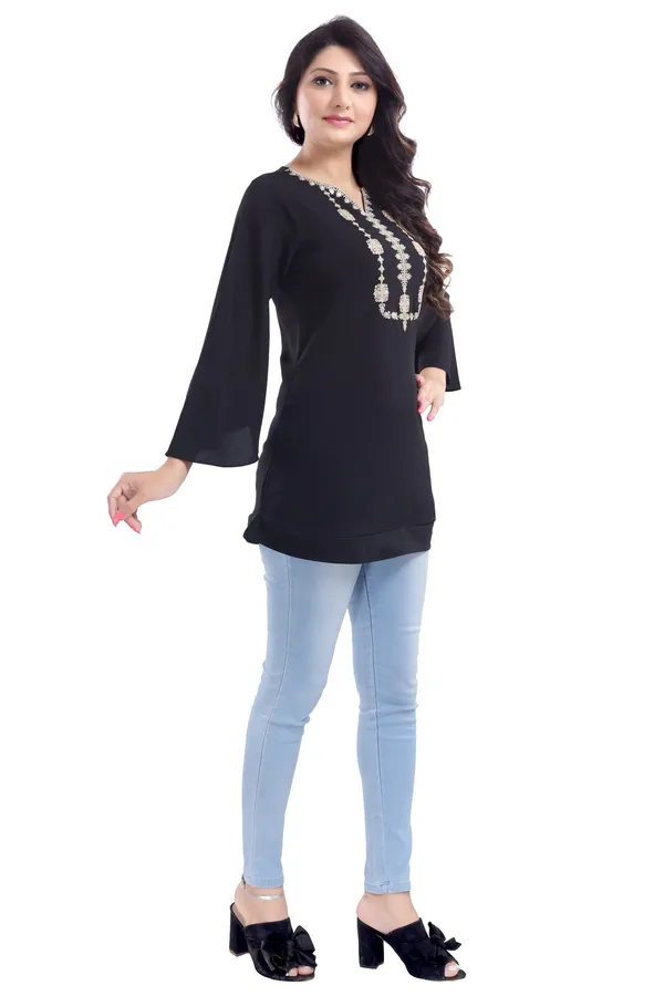 BEAUTIFUL_BLACK_CREPE_FABRIC_WOMEN_TUNIC_TOP_WITH_EMBROIDERY_WORK