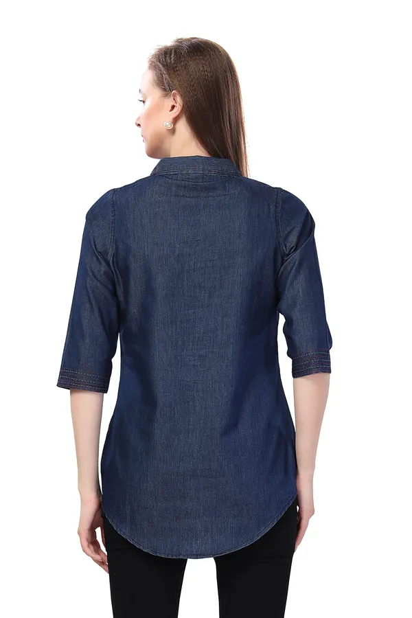 Denim_Elegance_Applique_Embroidery_and_Cloud_Wash_on_Coat_Collar_Tunic